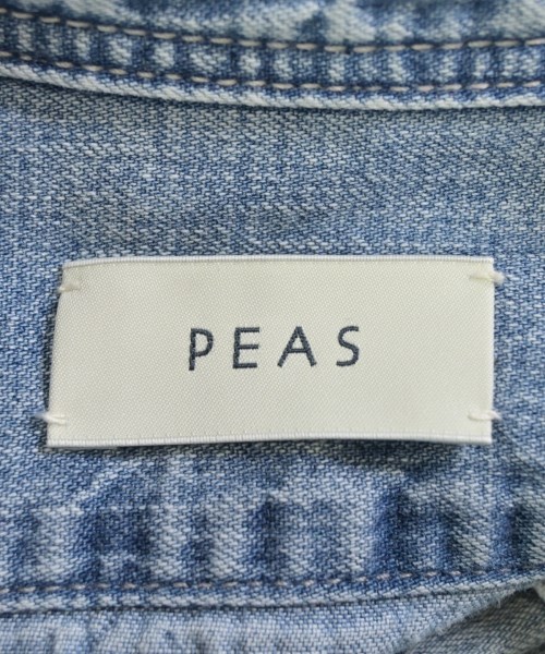 PEAS（ピース）カジュアルシャツ 青 サイズ:F レディース/2200683797039