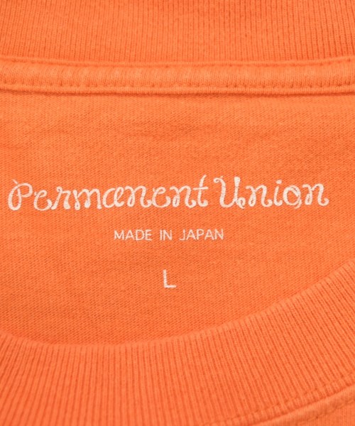 Permanent Union（パーマネントユニオン）Tシャツ・カットソー オレンジ サイズ:L メンズ/2200723308027