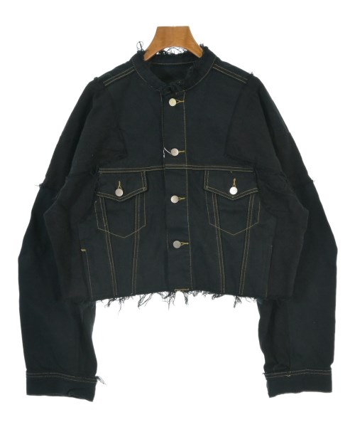 QUIITO(キイト)デニムジャケット 黒 サイズ:F/2200674234024