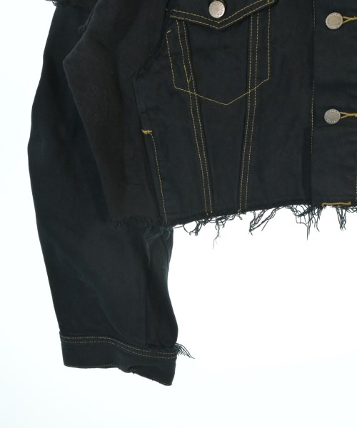 QUIITO（キイト）デニムジャケット 黒 サイズ:F レディース/2200674234024
