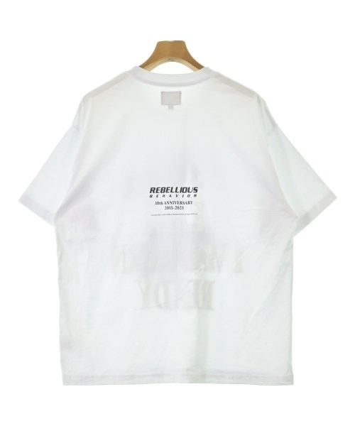 REBELLIOUS BEHAVIOR（レベリアスビヘイビア）Tシャツ・カットソー 白 サイズ:L メンズ/2200673078209