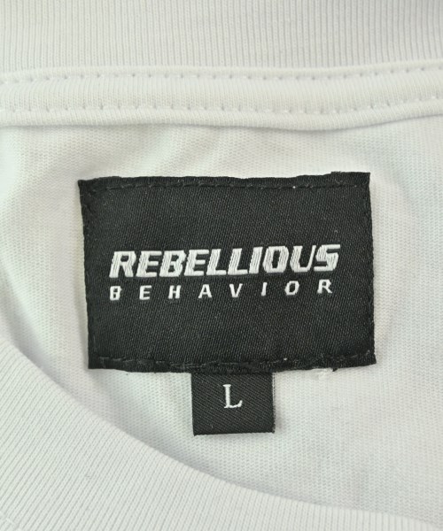 REBELLIOUS BEHAVIOR（レベリアスビヘイビア）Tシャツ・カットソー 白 サイズ:L メンズ/2200673078209