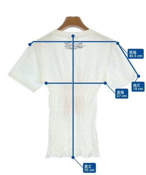 Ruro（ルロー）Tシャツ・カットソー 白 サイズ:S レディース/2200723881070