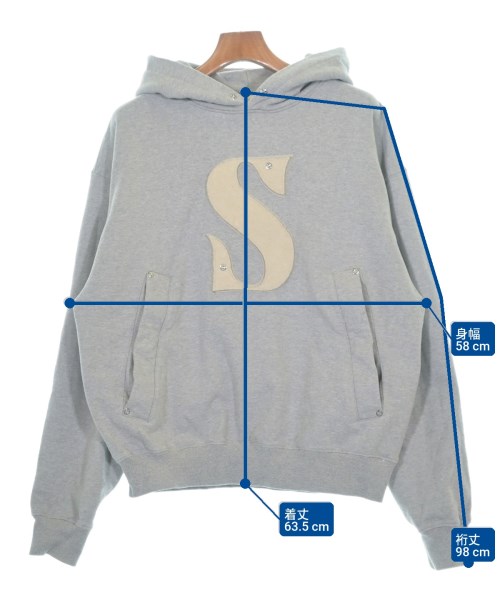 SATUR（セター）パーカー グレー サイズ:L メンズ/2200637199049