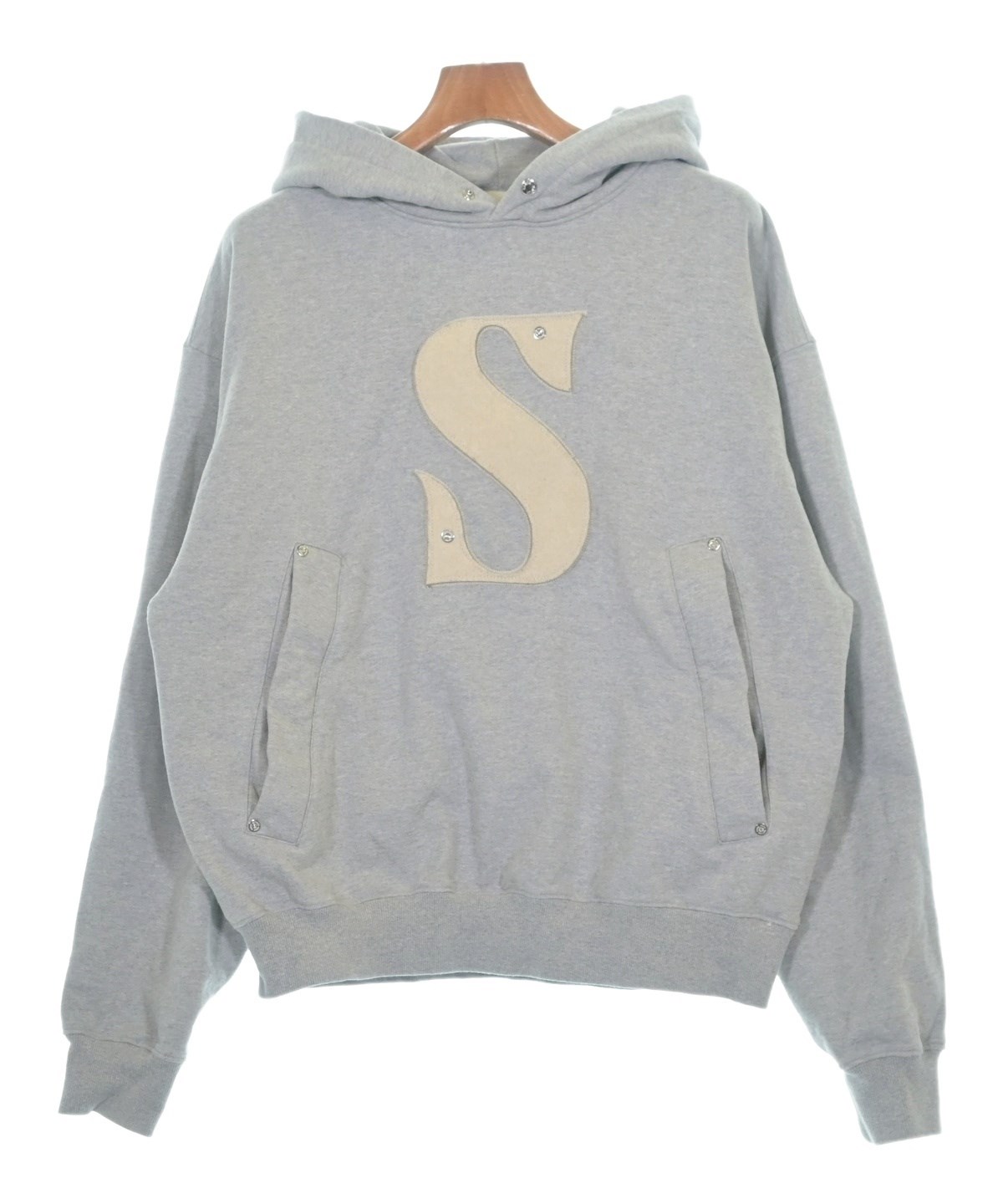 satur パーカー SATUR（セター）パーカー グレー サイズ:L メンズ/2200637199049