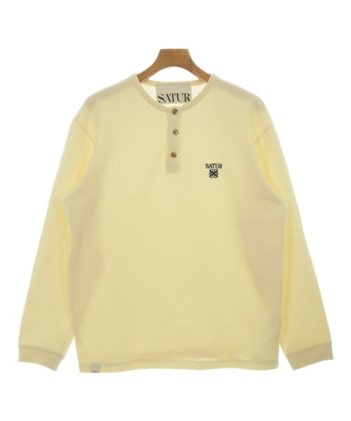 SATUR(セター)Tシャツ・カットソー 黄 サイズ:M/2200642252197