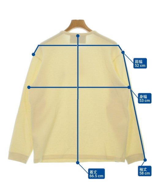 SATUR（セター）Tシャツ・カットソー 黄 サイズ:M メンズ/2200642252197