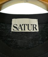 SATUR（セター）Tシャツ・カットソー 黒 サイズ:-(M位) レディース/2200706058055