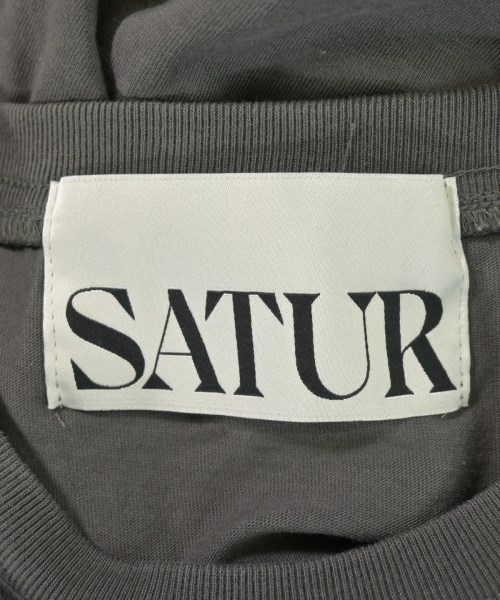SATUR（セター）Tシャツ・カットソー グレー サイズ:S レディース/2200713508161