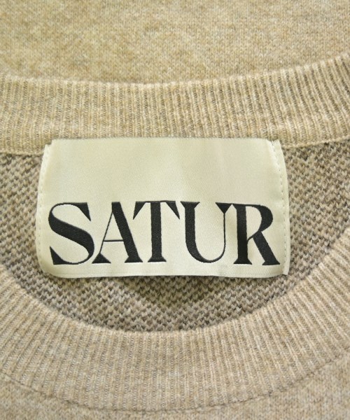 SATUR（セター）ニット・セーター ベージュ サイズ:M レディース/2200716135050