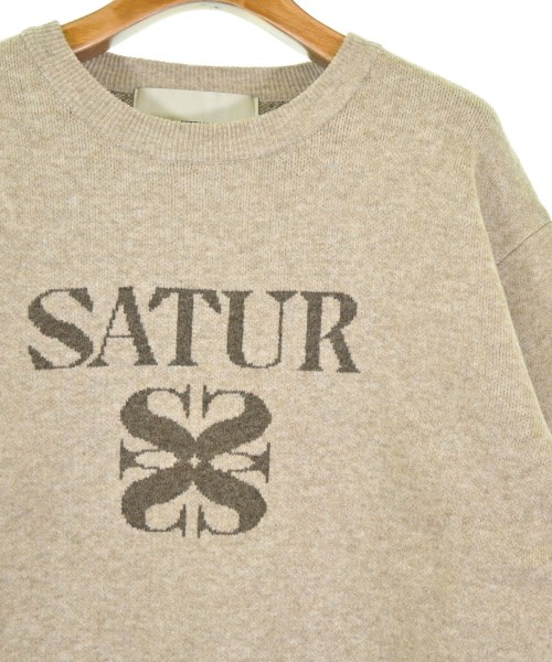 SATUR（セター）ニット・セーター ベージュ サイズ:M レディース/2200716135050