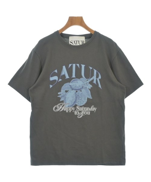 SATUR(セター)Tシャツ・カットソー グレー サイズ:M/2200686076018