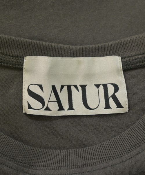 SATUR（セター）Tシャツ・カットソー グレー サイズ:M レディース/2200686076018