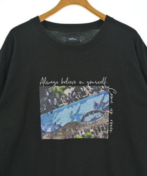 SHIPS.me（シップスミー）Tシャツ・カットソー 黒 サイズ:L メンズ/2200696991035