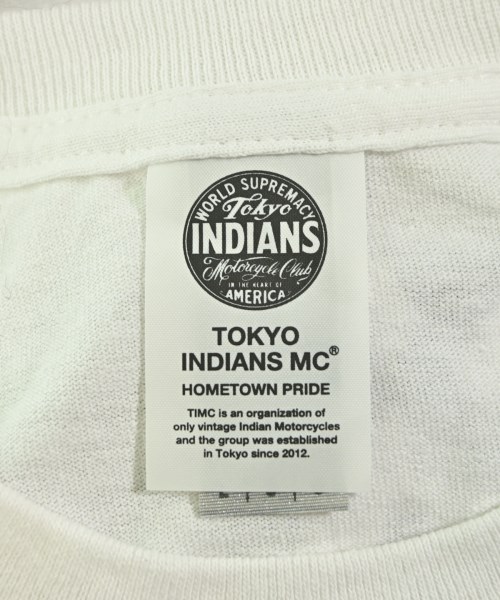 TOKYO INDIANS MC（トーキョーインディアンズモーターサイクル）Tシャツ・カットソー 白 サイズ:L メンズ/2200642541048