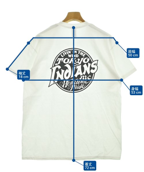 TOKYO INDIANS MC（トーキョーインディアンズモーターサイクル）Tシャツ・カットソー 白 サイズ:L メンズ/2200642541048