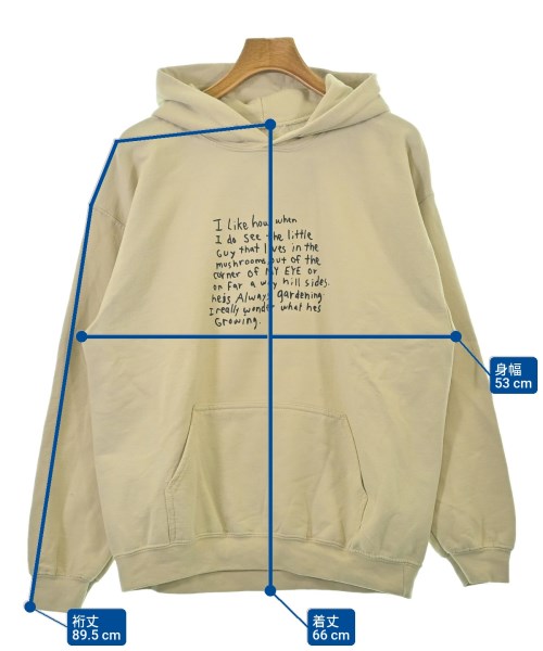 UNDER R（アンダーアール）パーカー ベージュ サイズ:L メンズ/2200678733059