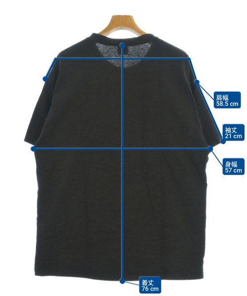 UNDER R（アンダーアール）Tシャツ・カットソー 黒 サイズ:XL メンズ/2200694661046