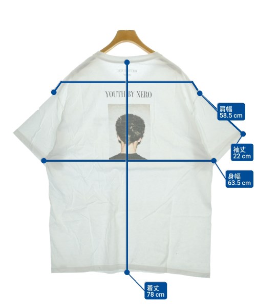 UNDER R（アンダーアール）Tシャツ・カットソー 白 サイズ:XL メンズ/2200679324621