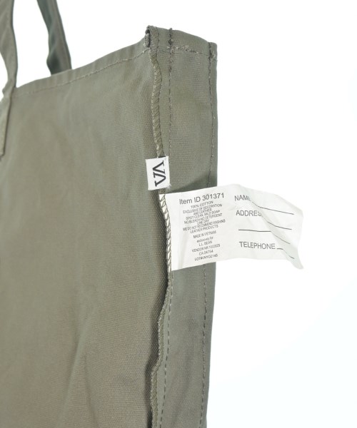 V.A.（ヴァリアスアーティスト）トートバッグ カーキ サイズ:- メンズ/2200637313018