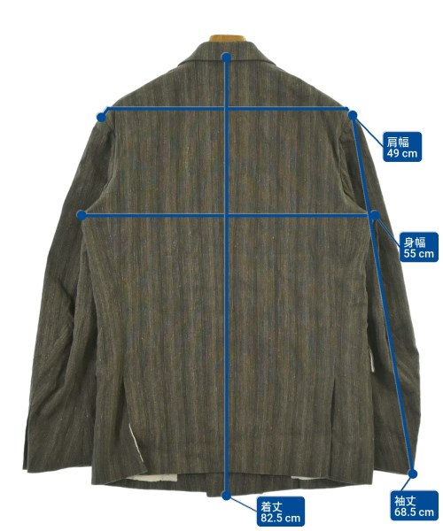 calmlence（カームレンス）テーラードジャケット 茶 サイズ:2(M位) メンズ/2200676820027