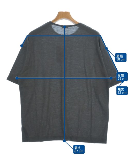 cash&barba（キャッシュ＆バルバ）ニット・セーター グレー サイズ:3(L位) メンズ/2200619183035