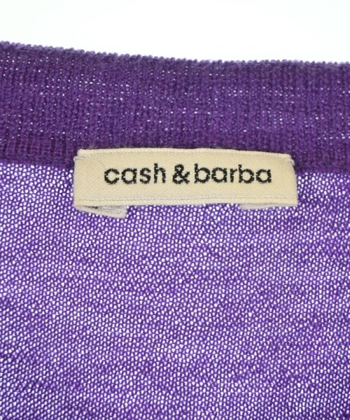 cash&barba（キャッシュ＆バルバ）ニット・セーター 紫 サイズ:4(XL位) メンズ/2200703182029