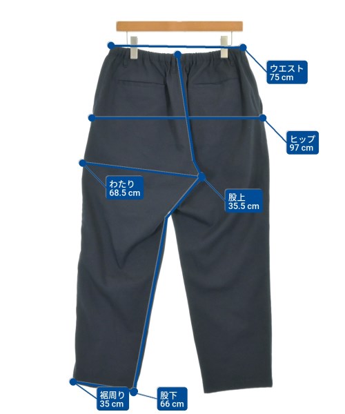 Wide Dad（ワイドダッド）チノパン 紺 サイズ:L メンズ/2200679628064