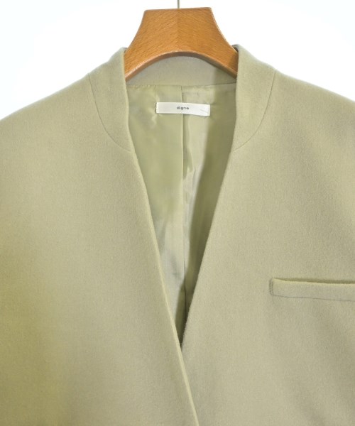 digne（ディニュ）テーラードジャケット 緑 サイズ:F レディース/2200643374034