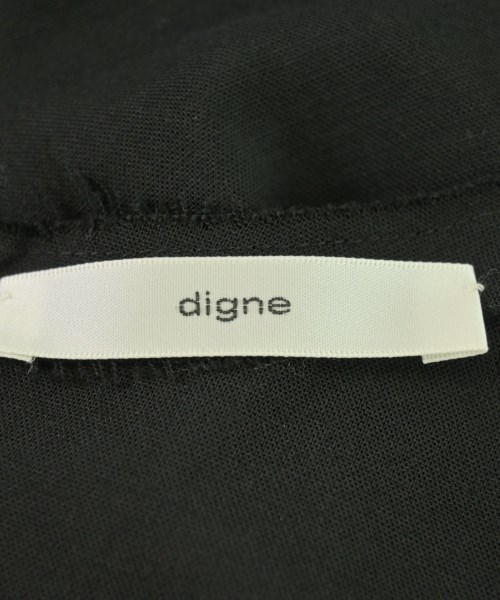 digne（ディニュ）ワンピース 黒 サイズ:0(XS位) レディース/2200716669036