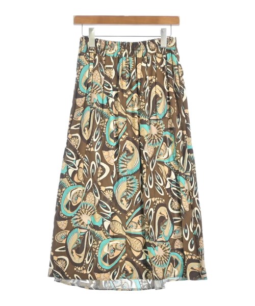 Sunway Milano（サンウェイ ミラノ）ロング・マキシ丈スカート 茶 サイズ:U レディース/2200656284023