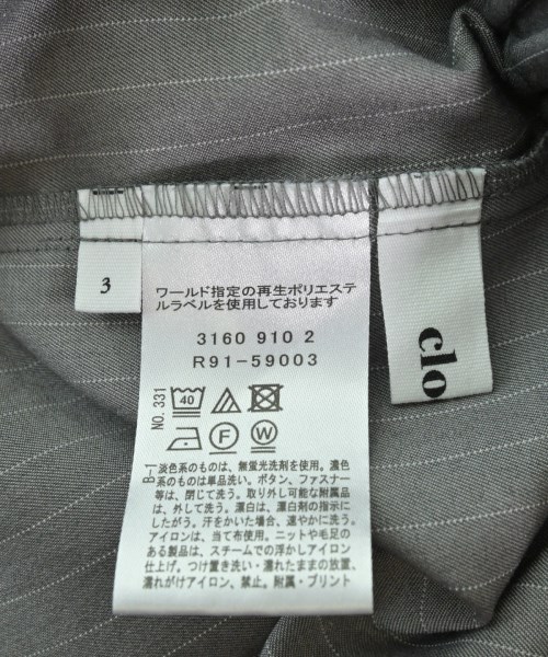 cloenc（クロエンス）オールインワン/サロペット グレー サイズ:3(L位) レディース/2200643030121