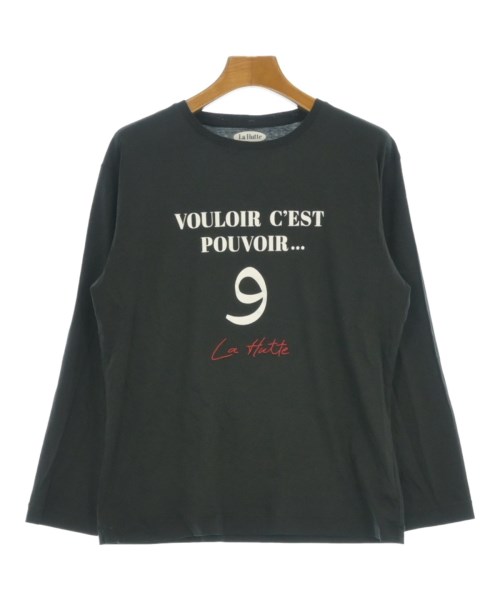 La Hutte(ラユート)Tシャツ・カットソー 黒 サイズ:F/2200673038036