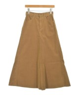La Hutte（ラユート）ロング・マキシ丈スカート 茶 サイズ:36(S位) レディース/2200697140036