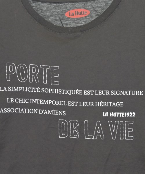 La Hutte（ラユート）Tシャツ・カットソー 黒 サイズ:F レディース/2200713378078