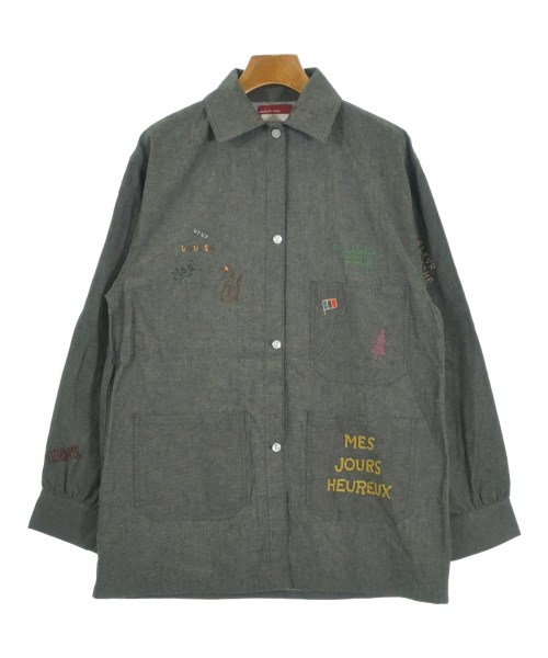 La Hutte(ラユート)カジュアルシャツ グレー サイズ:F/2200636134591