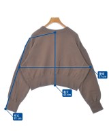 La Hutte（ラユート）スウェット 茶 サイズ:F レディース/2200662107019