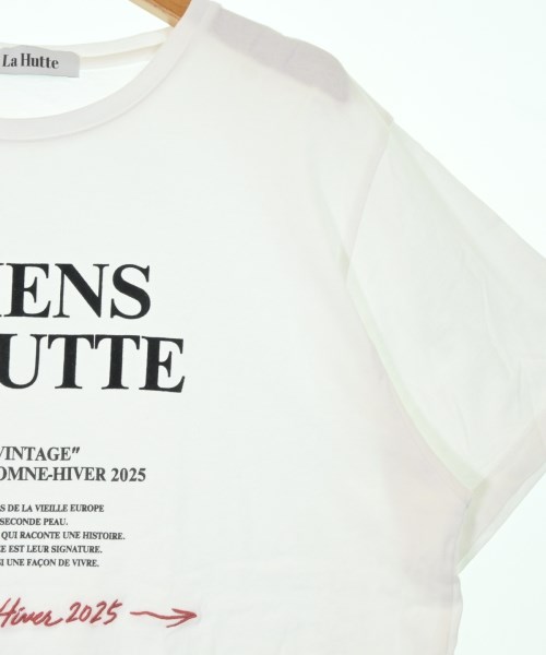 La Hutte（ラユート）Tシャツ・カットソー 白 サイズ:F レディース/2200662858096