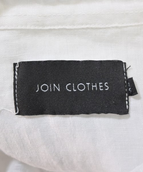 JOIN CLOTHES（ジョインクローズ）シャツワンピース 白 サイズ:ONE レディース/2200667719026
