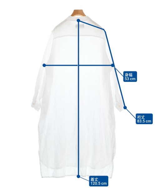 JOIN CLOTHES（ジョインクローズ）シャツワンピース 白 サイズ:ONE レディース/2200667719026