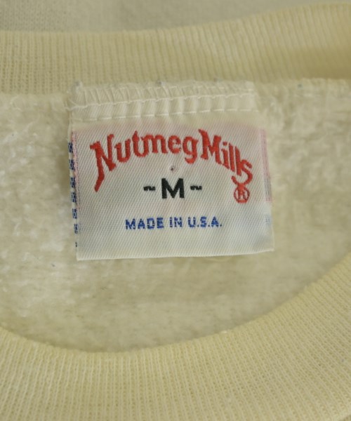 nutmeg mills（ナツメグミルズ）スウェット 白 サイズ:M メンズ/2200628482136