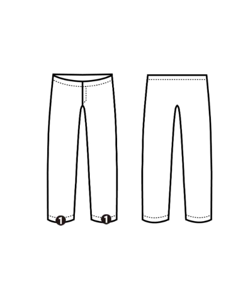 nutmeg mills（ナツメグミルズ）スウェットパンツ 白 サイズ:-(M位) メンズ/2200676331103