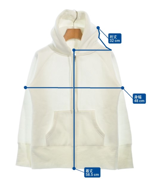 AUG（オーグ）パーカー 白 サイズ:1(S位) レディース/2200619224011