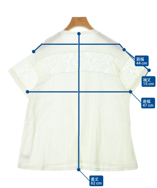 Yue（ユエ）Tシャツ・カットソー 白 サイズ:M レディース/2200635289056