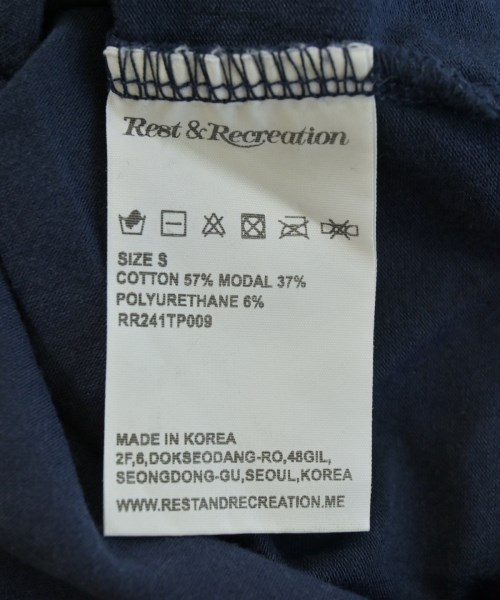 Rest&Recreation（レストアンドレクリエーション）Tシャツ・カットソー 紺 サイズ:S レディース/2200707003122