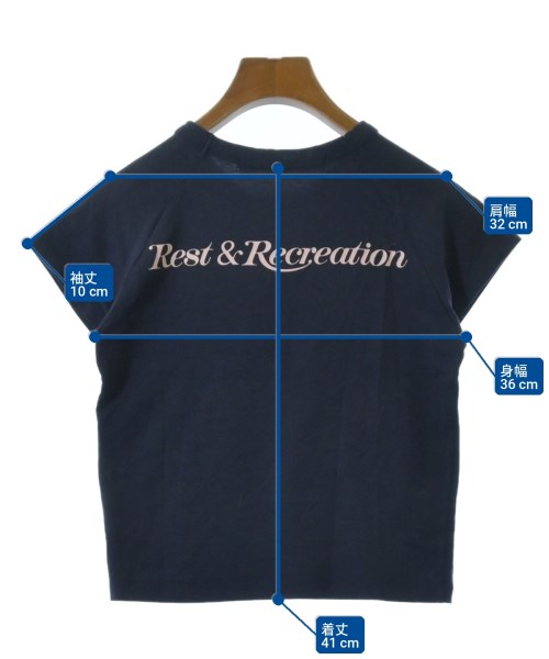 Rest&Recreation（レストアンドレクリエーション）Tシャツ・カットソー 紺 サイズ:S レディース/2200707003122