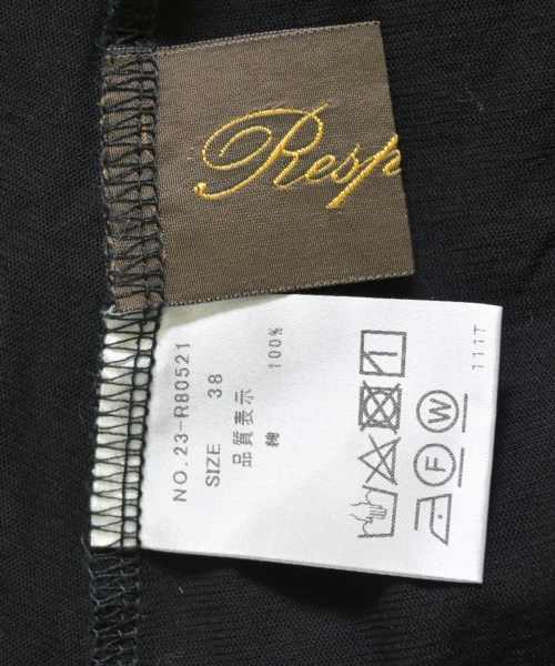 RESPIGHI（レスピーギ）Tシャツ・カットソー 黒 サイズ:38(M位) レディース/2200715112977
