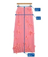 J1U by LA BELLE ETUDE LA BELLE ETUDE（ジユウバイラベルエチュード）ロング・マキシ丈スカート ピンク サイズ:1(S位) レディース/2200663503049