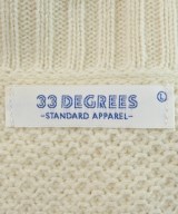 33℃（サーティースリーディグリー）ニット・セーター 白 サイズ:L メンズ/2200654460146