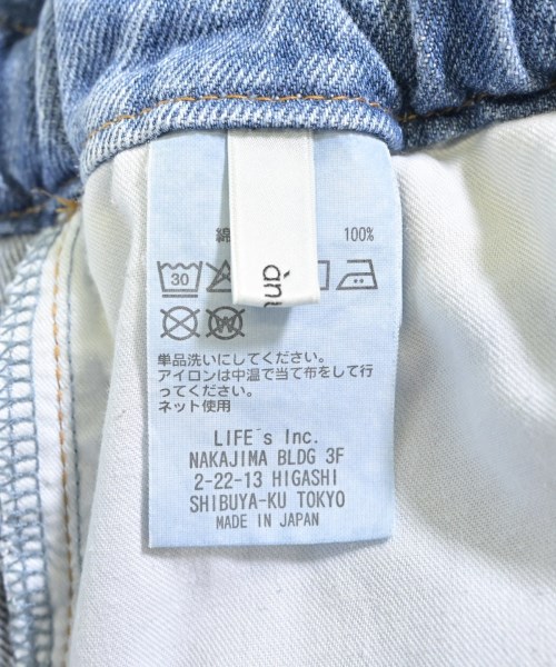 anuke（アンヌーク）デニムパンツ 青 サイズ:38(M位) レディース/2200619954024